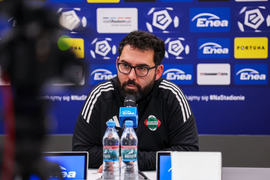 Football. Radomiak Radom. Press Conference. 26.11.2025