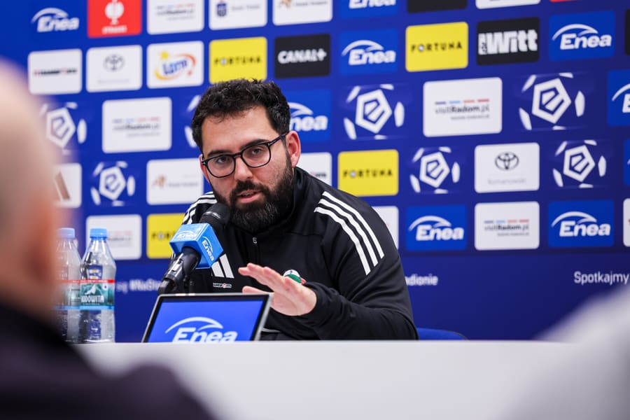 Football. Radomiak Radom. Press Conference. 26.11.2025