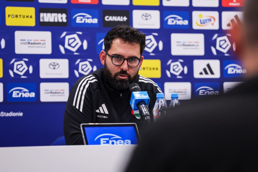 Football. Radomiak Radom. Press Conference. 26.11.2025