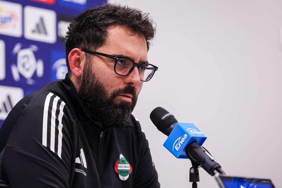 Football. Radomiak Radom. Press Conference. 26.11.2025