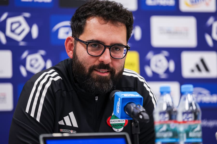 Football. Radomiak Radom. Press Conference. 26.11.2025
