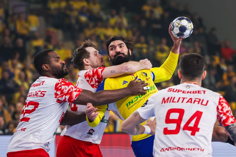 Handball. EHF Champions League. Industria Kielce - Dinamo Bucuresti. 26.11.2025