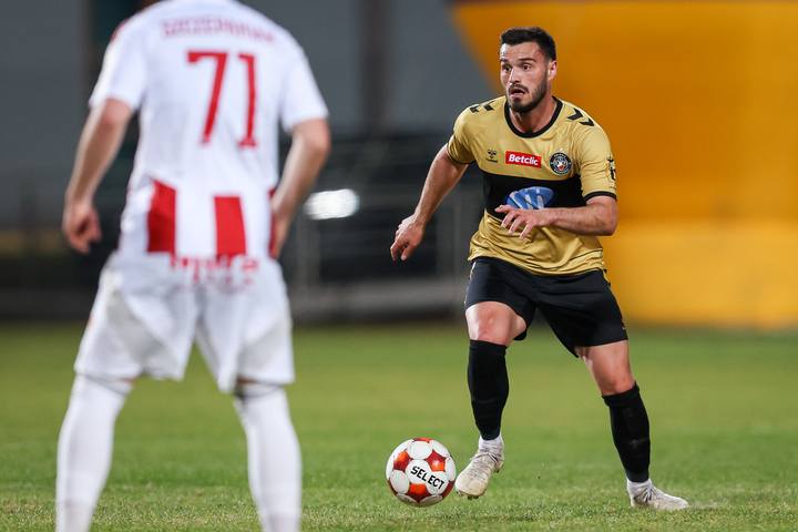 Football. Betclic I Liga. Pogon Grodzisk Mazowiecki - Polonia Warszawa. 14.03.2026