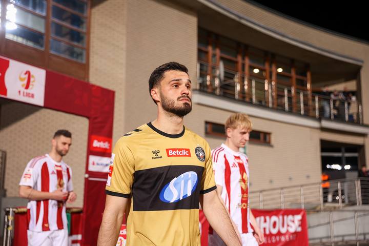 Football. Betclic I Liga. Pogon Grodzisk Mazowiecki - Polonia Warszawa. 14.03.2026