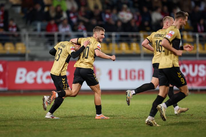 Football. Betclic I Liga. Pogon Grodzisk Mazowiecki - Polonia Warszawa. 14.03.2026