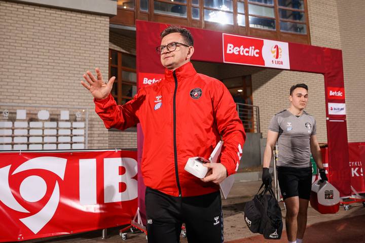 Football. Betclic I Liga. Pogon Grodzisk Mazowiecki - Polonia Warszawa. 14.03.2026