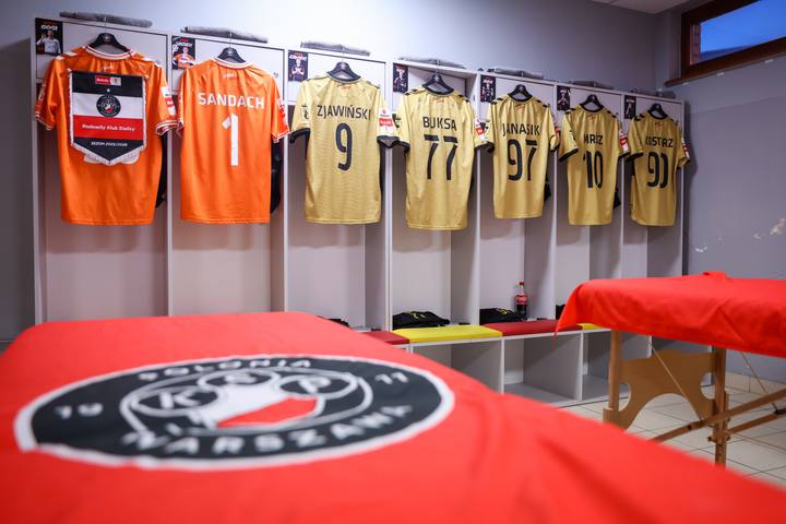 Football. Betclic I Liga. Pogon Grodzisk Mazowiecki - Polonia Warszawa. 14.03.2026