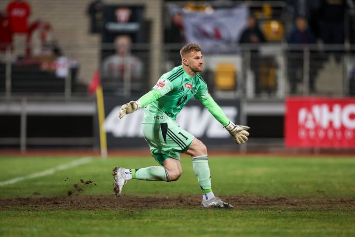 Football. Betclic I Liga. Pogon Grodzisk Mazowiecki - Polonia Warszawa. 14.03.2026