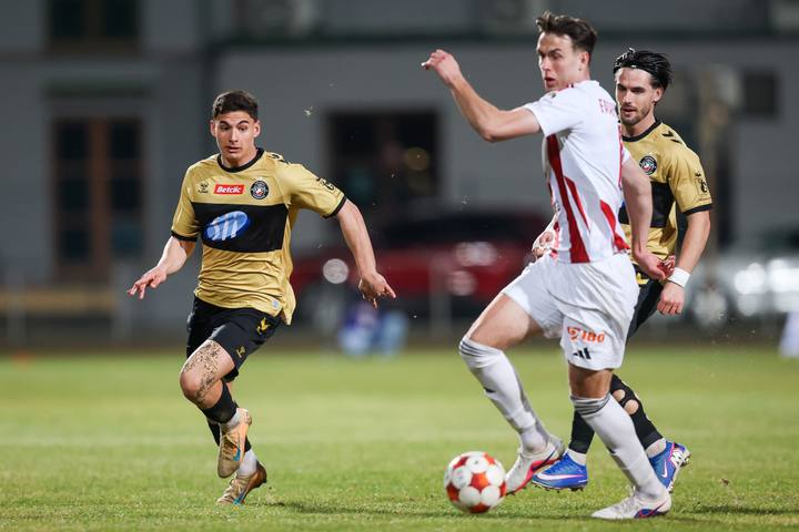 Football. Betclic I Liga. Pogon Grodzisk Mazowiecki - Polonia Warszawa. 14.03.2026