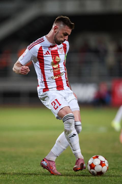 Football. Betclic I Liga. Pogon Grodzisk Mazowiecki - Polonia Warszawa. 14.03.2026