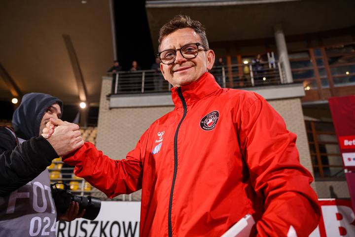 Football. Betclic I Liga. Pogon Grodzisk Mazowiecki - Polonia Warszawa. 14.03.2026