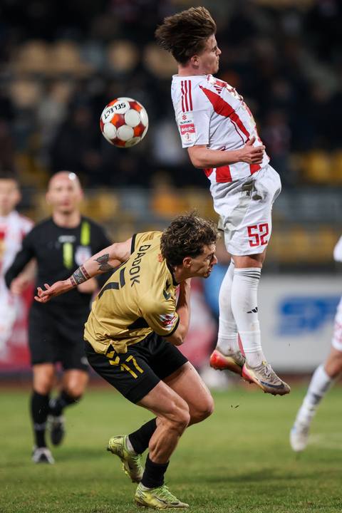 Football. Betclic I Liga. Pogon Grodzisk Mazowiecki - Polonia Warszawa. 14.03.2026