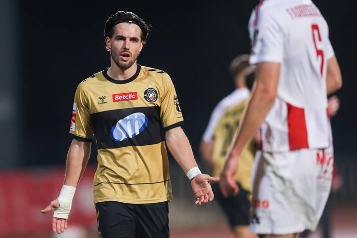 Football. Betclic I Liga. Pogon Grodzisk Mazowiecki - Polonia Warszawa. 14.03.2026