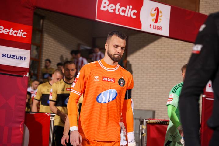 Football. Betclic I Liga. Pogon Grodzisk Mazowiecki - Polonia Warszawa. 14.03.2026