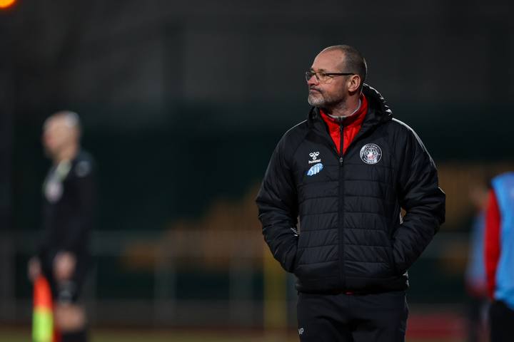 Football. Betclic I Liga. Pogon Grodzisk Mazowiecki - Polonia Warszawa. 14.03.2026