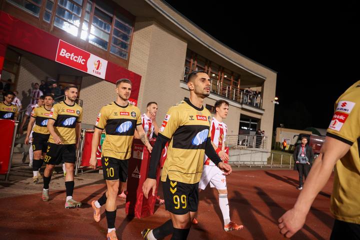 Football. Betclic I Liga. Pogon Grodzisk Mazowiecki - Polonia Warszawa. 14.03.2026