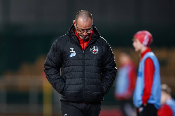 Football. Betclic I Liga. Pogon Grodzisk Mazowiecki - Polonia Warszawa. 14.03.2026