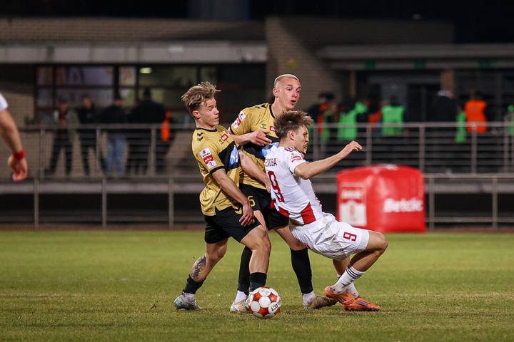 Football. Betclic I Liga. Pogon Grodzisk Mazowiecki - Polonia Warszawa. 14.03.2026