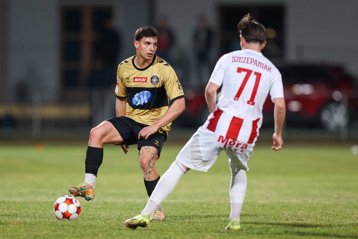 Football. Betclic I Liga. Pogon Grodzisk Mazowiecki - Polonia Warszawa. 14.03.2026