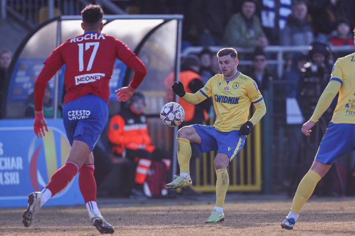 Football. STS Puchar Polski Quarterfinal. Avia Swidnik - Rakow Czestochowa. 05.03.2026