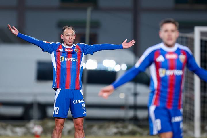 Football. Betclic I Liga. Pogon Grodzisk Mazowiecki - Polonia Bytom. 28.02.2026