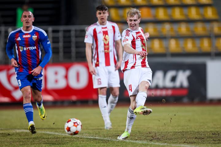 Football. Betclic I Liga. Pogon Grodzisk Mazowiecki - Polonia Bytom. 28.02.2026