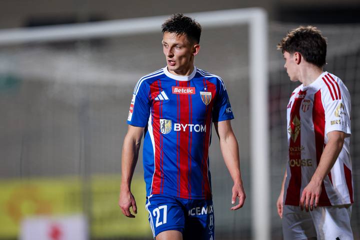 Football. Betclic I Liga. Pogon Grodzisk Mazowiecki - Polonia Bytom. 28.02.2026