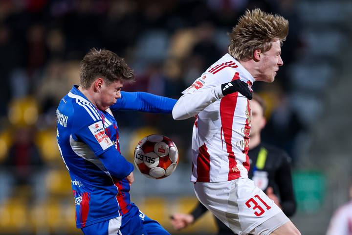 Football. Betclic I Liga. Pogon Grodzisk Mazowiecki - Polonia Bytom. 28.02.2026