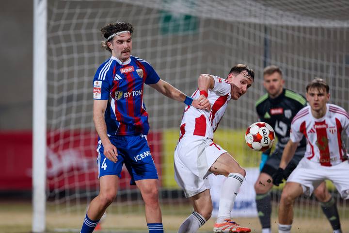 Football. Betclic I Liga. Pogon Grodzisk Mazowiecki - Polonia Bytom. 28.02.2026