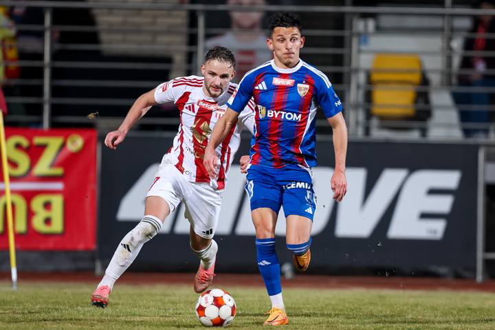 Football. Betclic I Liga. Pogon Grodzisk Mazowiecki - Polonia Bytom. 28.02.2026