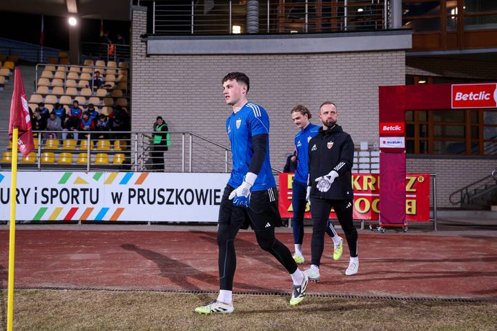 Football. Betclic I Liga. Pogon Grodzisk Mazowiecki - Polonia Bytom. 28.02.2026