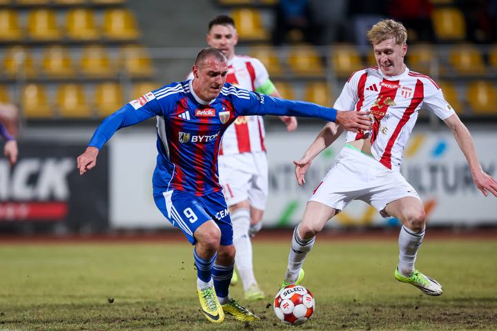 Football. Betclic I Liga. Pogon Grodzisk Mazowiecki - Polonia Bytom. 28.02.2026