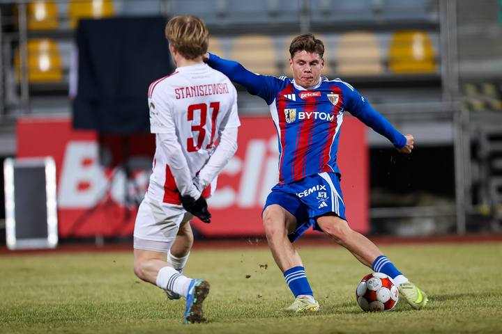 Football. Betclic I Liga. Pogon Grodzisk Mazowiecki - Polonia Bytom. 28.02.2026