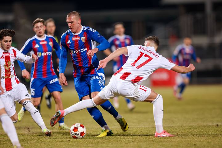 Football. Betclic I Liga. Pogon Grodzisk Mazowiecki - Polonia Bytom. 28.02.2026
