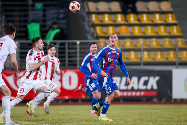 Football. Betclic I Liga. Pogon Grodzisk Mazowiecki - Polonia Bytom. 28.02.2026
