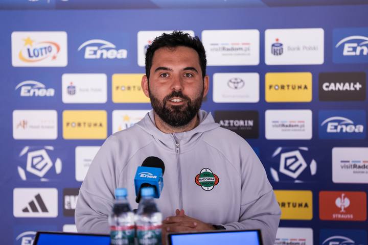 Football. Radomiak Radom. Press Conference. 02.11.2025