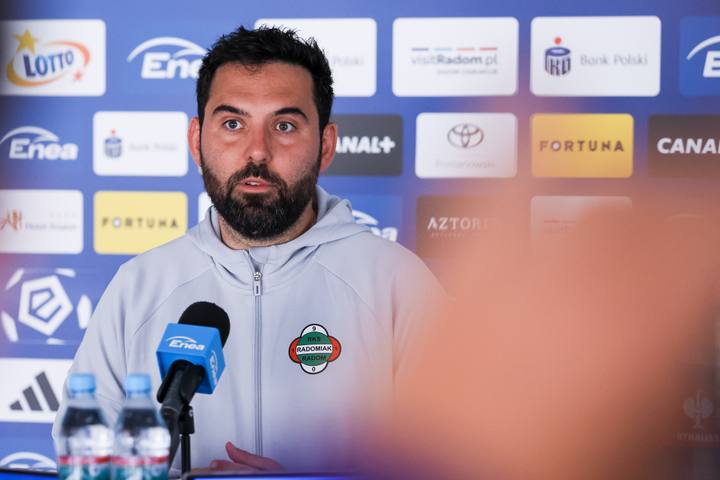 Football. Radomiak Radom. Press Conference. 02.11.2025