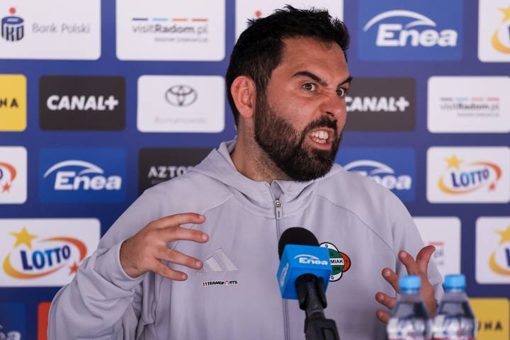 Football. Radomiak Radom. Press Conference. 02.11.2025