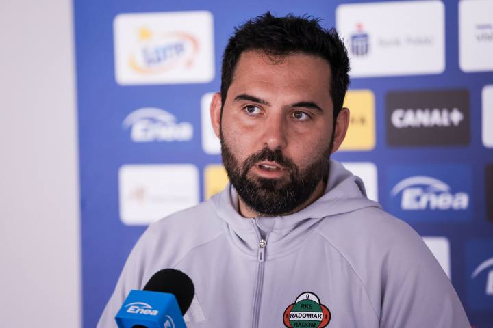 Football. Radomiak Radom. Press Conference. 02.11.2025