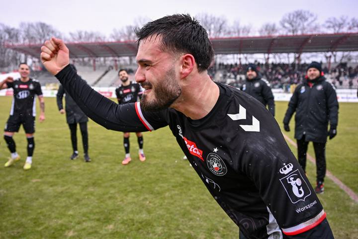 Football. Betclic I Liga. Polonia Warszawa - Stal Mielec. 08.02.2026