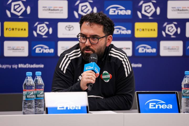 Football. Radomiak Radom. Press Conference. 06.02.2026