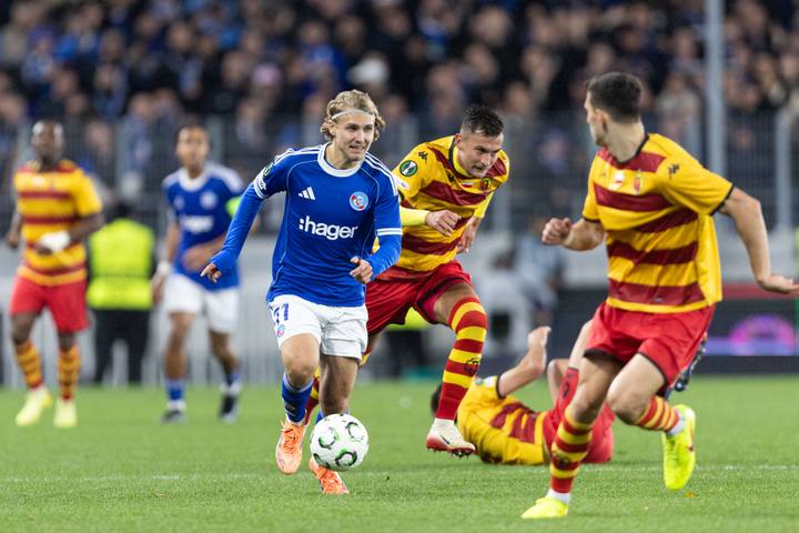 Football. UEFA Conference League. Racing Strasbourg - Jagiellonia Bialystok. 23.10.2025