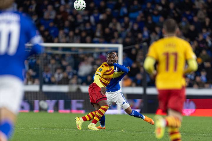 Football. UEFA Conference League. Racing Strasbourg - Jagiellonia Bialystok. 23.10.2025