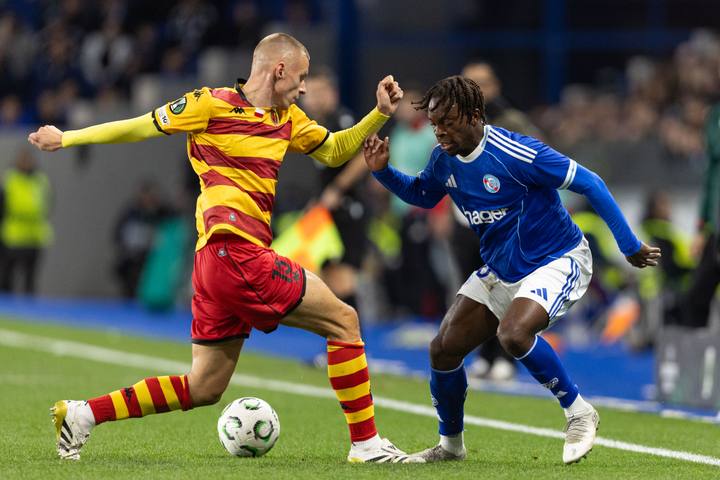 Football. UEFA Conference League. Racing Strasbourg - Jagiellonia Bialystok. 23.10.2025