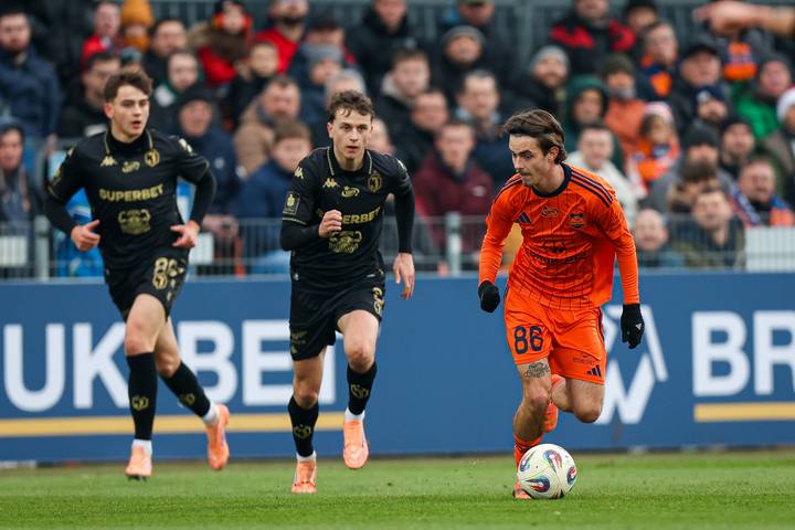 Football. PKO BP Ekstraklasa. Bruk - Bet Termalica Nieciecza - Jagiellonia Bialystok. 07.12.2025