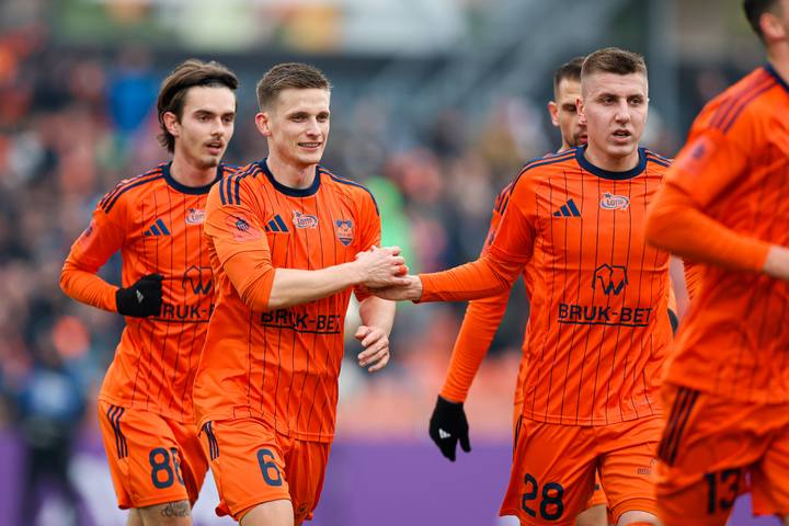 Football. PKO BP Ekstraklasa. Bruk - Bet Termalica Nieciecza - Jagiellonia Bialystok. 07.12.2025