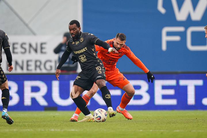 Football. PKO BP Ekstraklasa. Bruk - Bet Termalica Nieciecza - Jagiellonia Bialystok. 07.12.2025