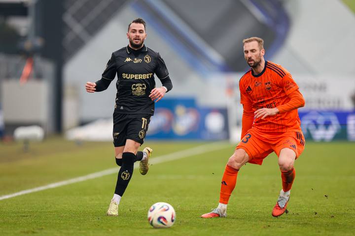 Football. PKO BP Ekstraklasa. Bruk - Bet Termalica Nieciecza - Jagiellonia Bialystok. 07.12.2025