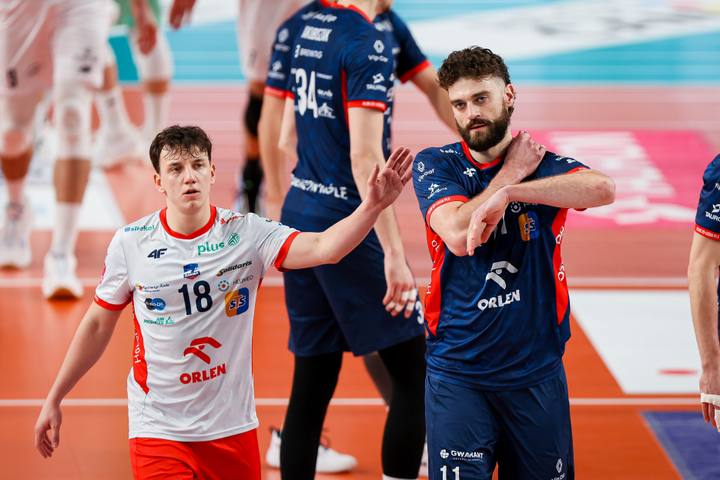 Volleyball. PlusLiga. Projekt Warszawa - ZAKSA Kedzierzyn-Kozle. 14.12.2025