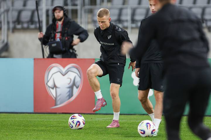 Football. Lithuania. Training. 11.10.2025